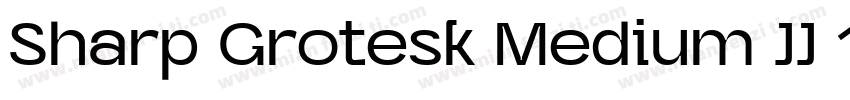 Sharp Grotesk Medium JJ 15字体转换